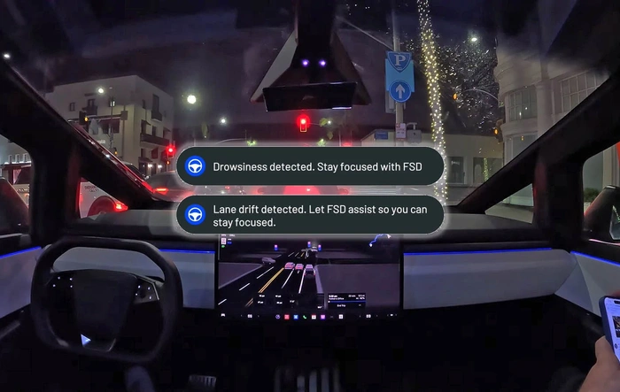 Teslas will now recommend FSD when lane drift or driver sleepiness/drowsiness detected