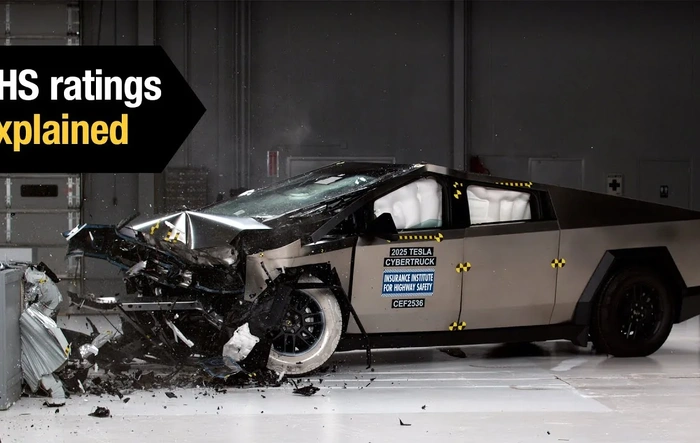 New IIHS Video - Comparing the Cybertruck vs. F-150 Lightning in safety rating crash test