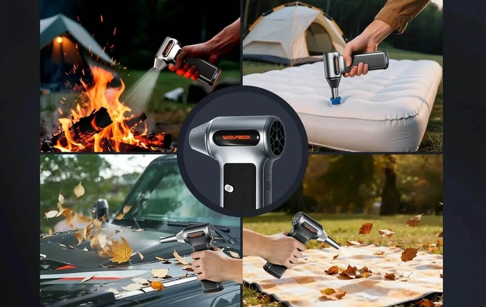 Where Does Your Truck Need Cleaning the Most? Introducing Wolfbox Air Duster MF200! 🚗