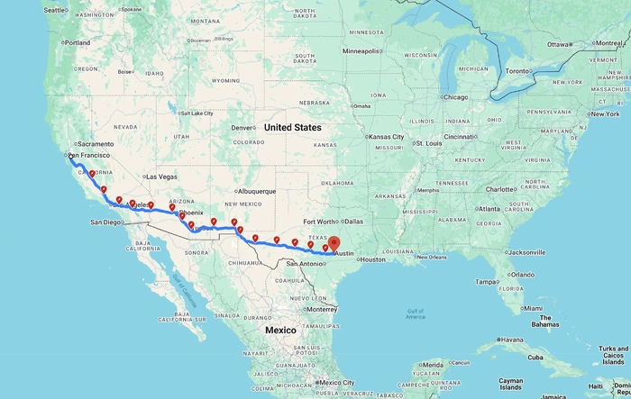 Tesla Go Anywhere (trip / charging planner) now includes Cybertruck