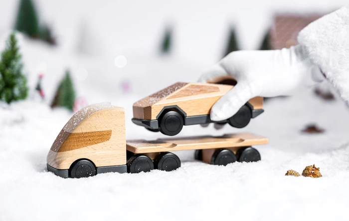 New Tesla Semi & Cybertruck Wooden Playset