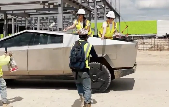 Cyber Ice Cream Truck @ Giga Texas [Video]