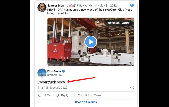 Cybertruck Press (9000 Ton IDRA Giga Press) being assembled! [Confirmed by Elon Musk] 🍿