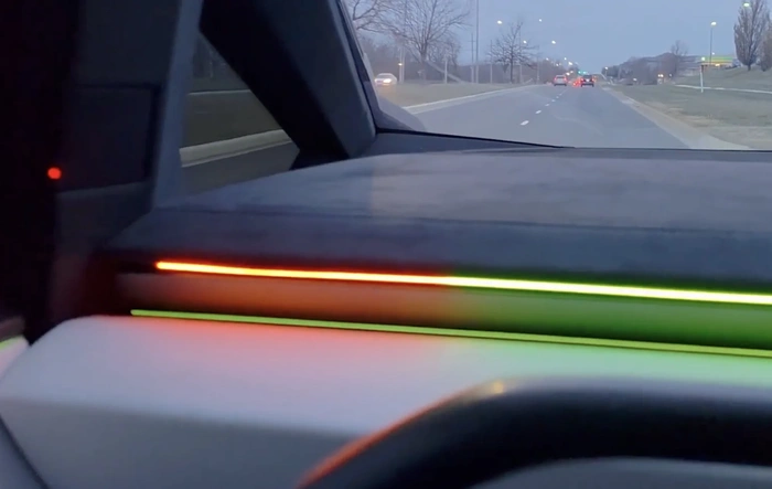 Hansshow LED Dash Light Strip with Blind Spot Detection Install & Demo