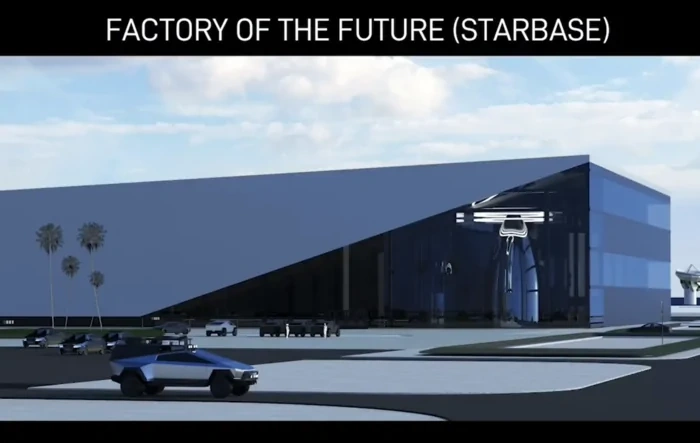 New Cybertruck @ Starbase rendering - from Elon!