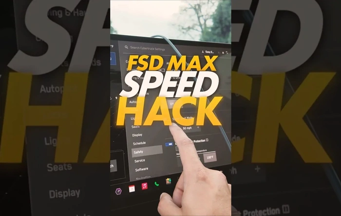 FSD v14 “Max Speed” Workaround (Not Perfect, But Helpful in Bad Conditions)