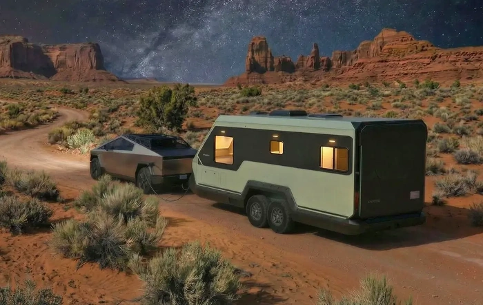 Evotrex PG5: the RV Trailer that makes its own power (270+ kWh of usable energy)