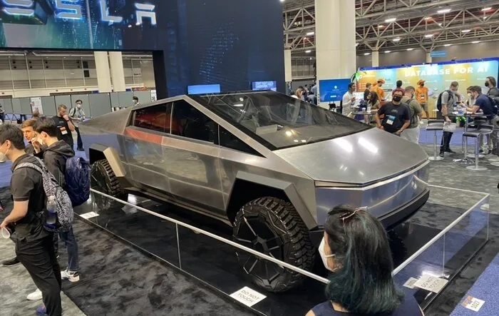 Cybertruck joins the Tesla autopilot team at CVRP Conference