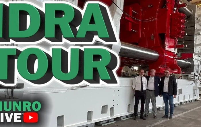 Sandy Munro Tours IDRA Facilities  9,000 Ton Giga Press