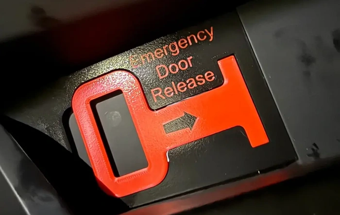 Rear Emergency Door Release Handle (Pair) – Cybertruck | Safety Upgrade with Custom Colors