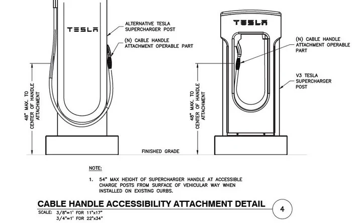 V4 Tesla Supercharger - Technical Drawings