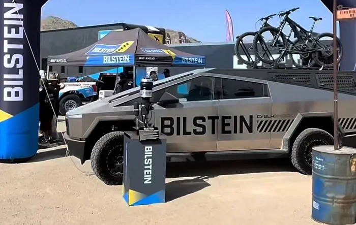 Bilstein Cybershock: suspension upgrade for your Cybertruck - still fully height adjustable