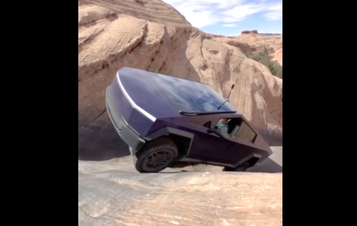 Stock Cybertruck AWD Premium Conquers Hells Gate, Moab (Again)