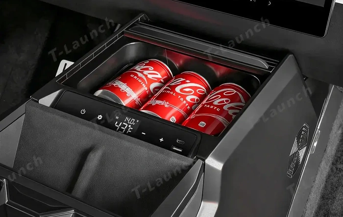 Pre-Launch: The Ultimate Cybertruck Center Console Refrigerator