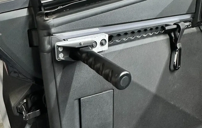 Grab handles for bed vault (to hoist yourself up / in) -- DIY instructions