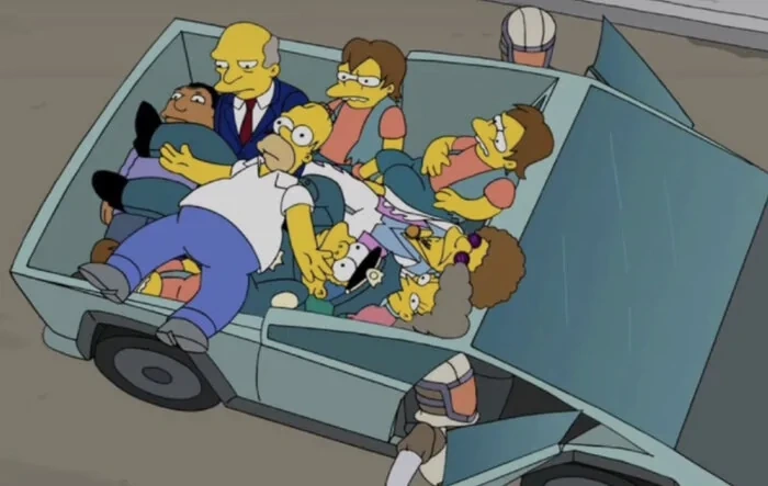 CyberTruck in The Simpson Halloween Episode