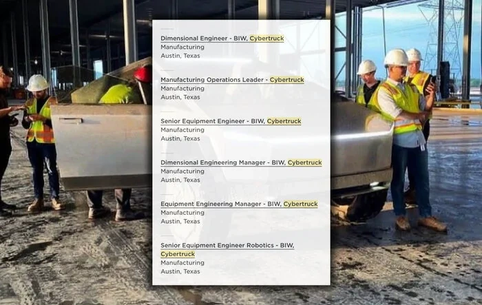 Cybertruck specific jobs posted on Tesla website! 👷🏻‍♂️(*EDIT* OPE, MORE CYBERTRUCK JOBS)