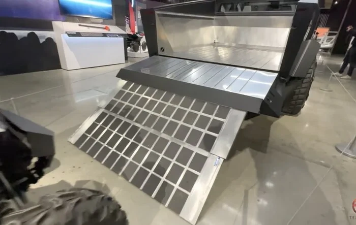 A look at Cybertruck & Cyberquad inside Tesla’s Peterson Museum Exhibit