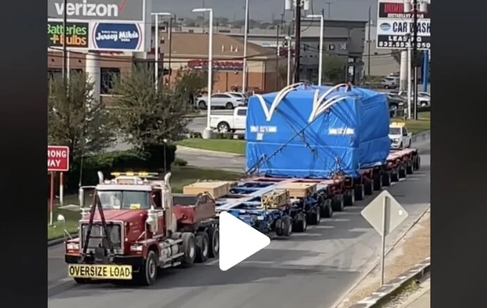 Unconfirmed 9K Press Being Delivered To Giga Austin Site TODAY!