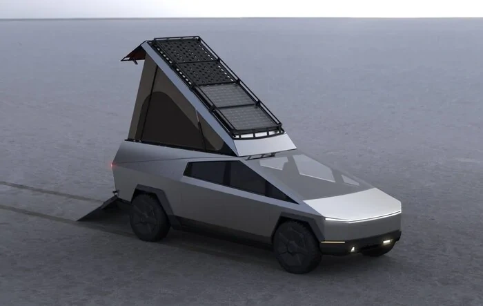 Space Camper for Cybertruck announced