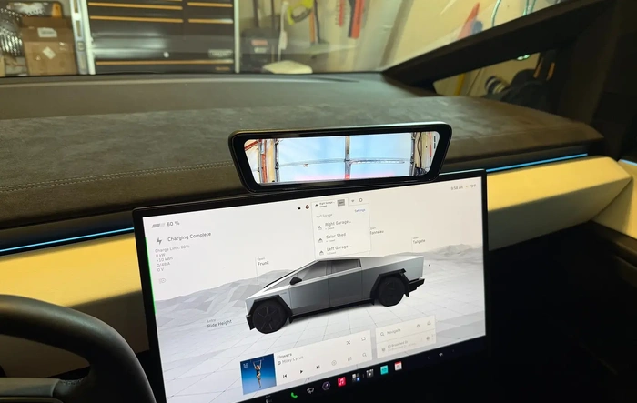 DIY: Best Location for Digital Rearview Mirror in Cybertruck IMO