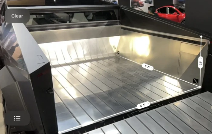 OG Cybertruck Bed Dimensions Measured at Petersen Exhibit!