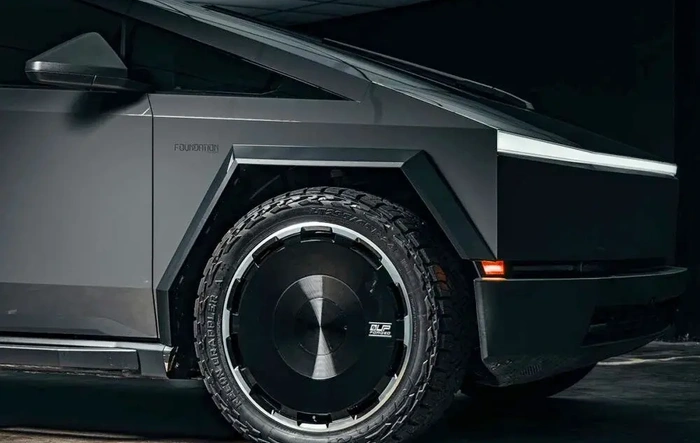 Unplugged Performance launches our new Tesla Cybertruck 24-Inch CYBRDISC Wheel