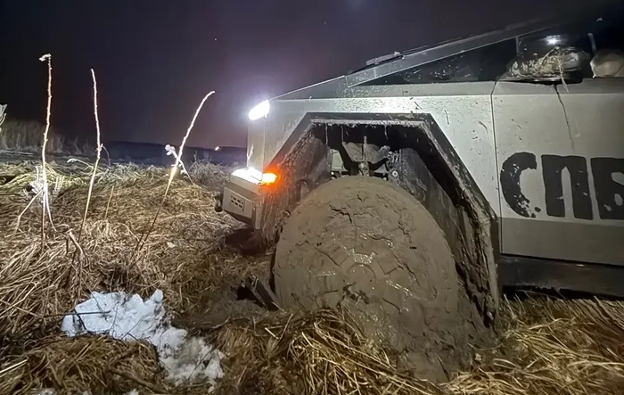 I tested the truck's ability to climb a mountain