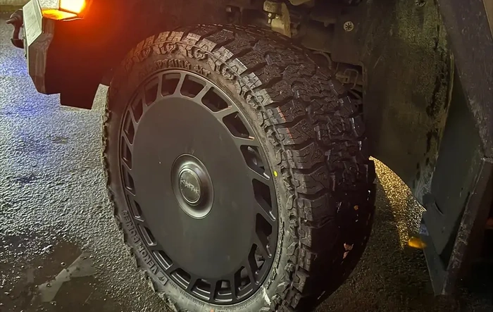 New tires: VENOM AT 35/12.5/24 will make my truck even better. Now I'm ready to go anywhere.