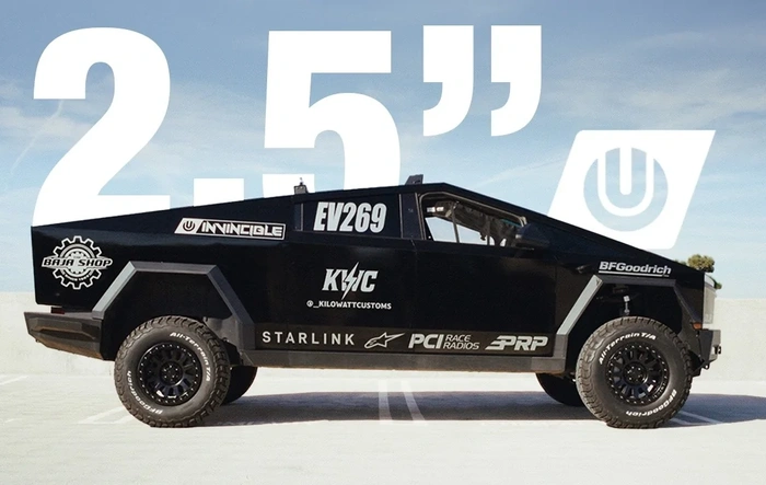 Breaking: Unplugged Performance Begins Shipping Long-Awaited UP INVINCIBLE® 2.5-Inch Lift Kit for Tesla Cybertruck