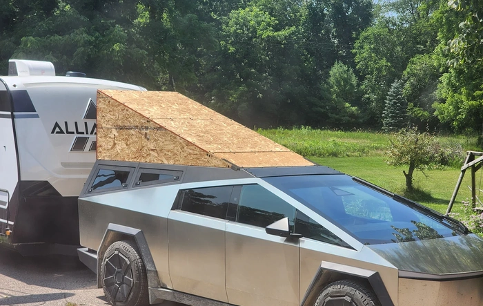 Wind Deflector tested for towing range improvement