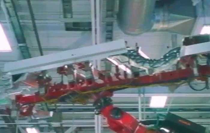 Is this a Cybertruck casting / frame / part shown in video posted by Tesla?