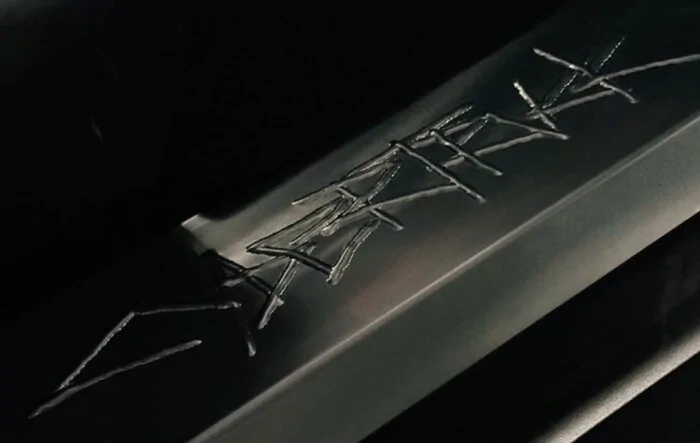 Door sill plate w/ Cybertruck logo spotted on beta prototype