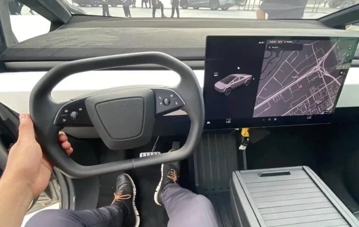 Leaked interior Cybertruck photo!