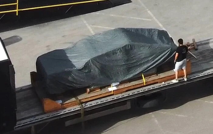 Cybertruck frame spotted leaving Giga Texas! [6/30/23] 📸