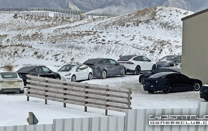 2nd Cybertruck and entire Tesla S3XY Family in New Zealand for winter testing!