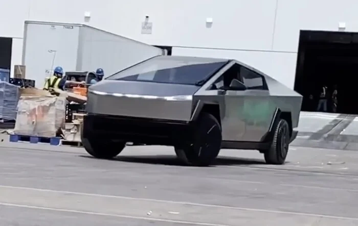 First Cybertruck Produced at Giga Texas Exits Into The Wild Unknown