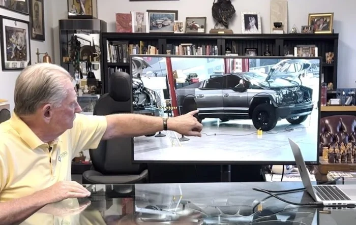 Sandy Munro Analyzes Cybertruck Wrapped as F-150 With Frunk Open: "What We Know & Our Final Predictions"