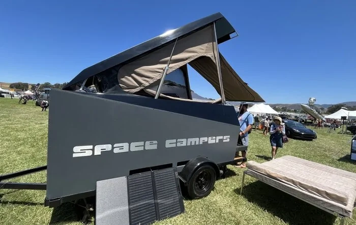 Cybertruck Camping & Overlanding Accessories (from Tesla Takeover 2023 @ SLO California)