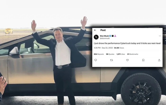 Musk: I just drove “Performance” Cybertruck it kicks ass next-level (9-22-23)