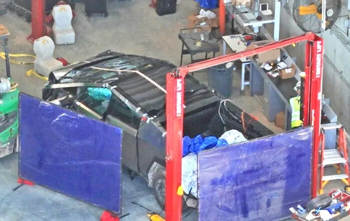 First verified Crash Tested Cybertruck at Giga Texas! [Photos]