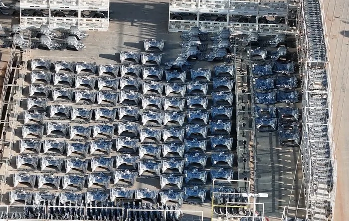 Hundreds of Cybertruck castings spotted at Giga Texas! 🤩