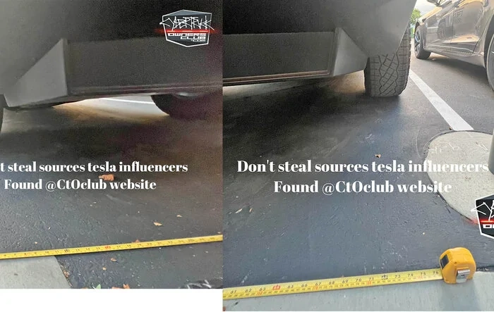 Cybertruck width ~78" inch / bumper = 72" inch. Got dimensions w/ my measurement tape! 📏 🤣