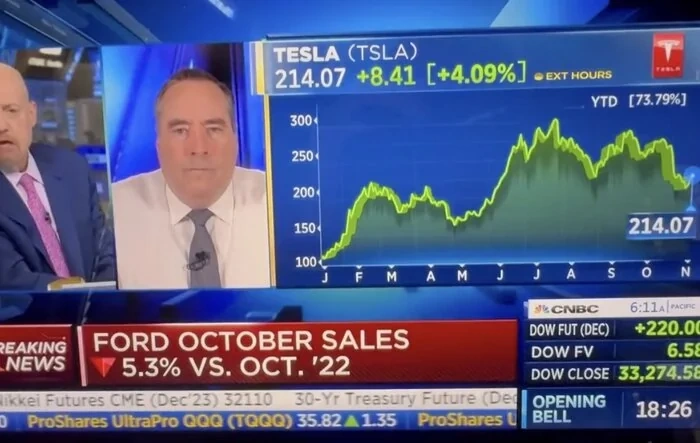 Jim Cramer thinks Cybertruck may not sell even 50K a year... Elon responds: "This is a good omen! Inverse Cramer never fails 😂"