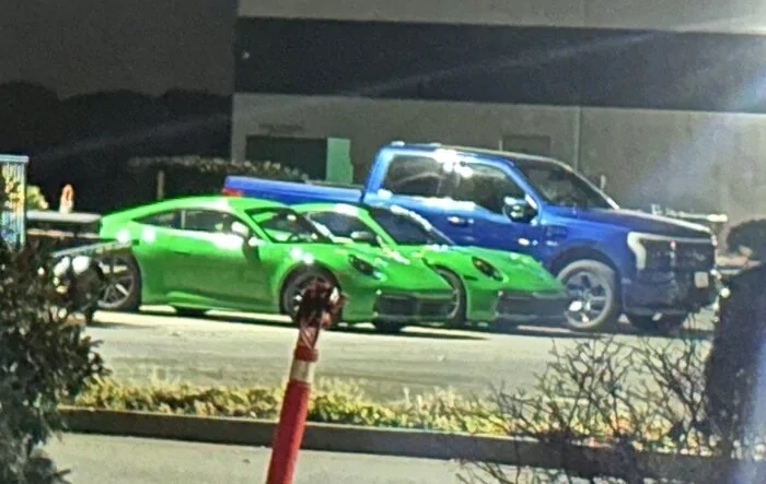 Cybertruck demo / promotional video vs. Porsche 911 and Lightning for delivery event?