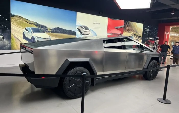 Cybertruck in Bellevue Washington showroom FINALLY!!!