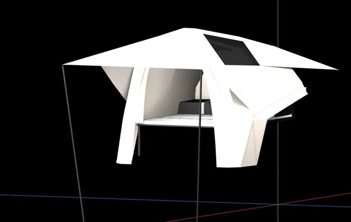 "BaseCamp" Cyber Tent (w/ Mattress) Accessory Revealed ⛺️